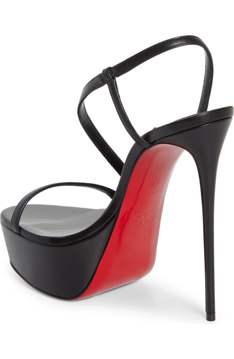 Christian Louboutin Rosalie Alta Platform Slingback Sandal, Alternate, color,