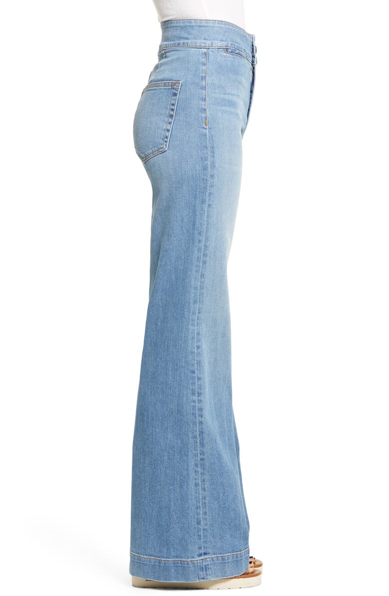 ASKK NY Brighton High Waist Wide Leg Jeans, Alternate, color, 
