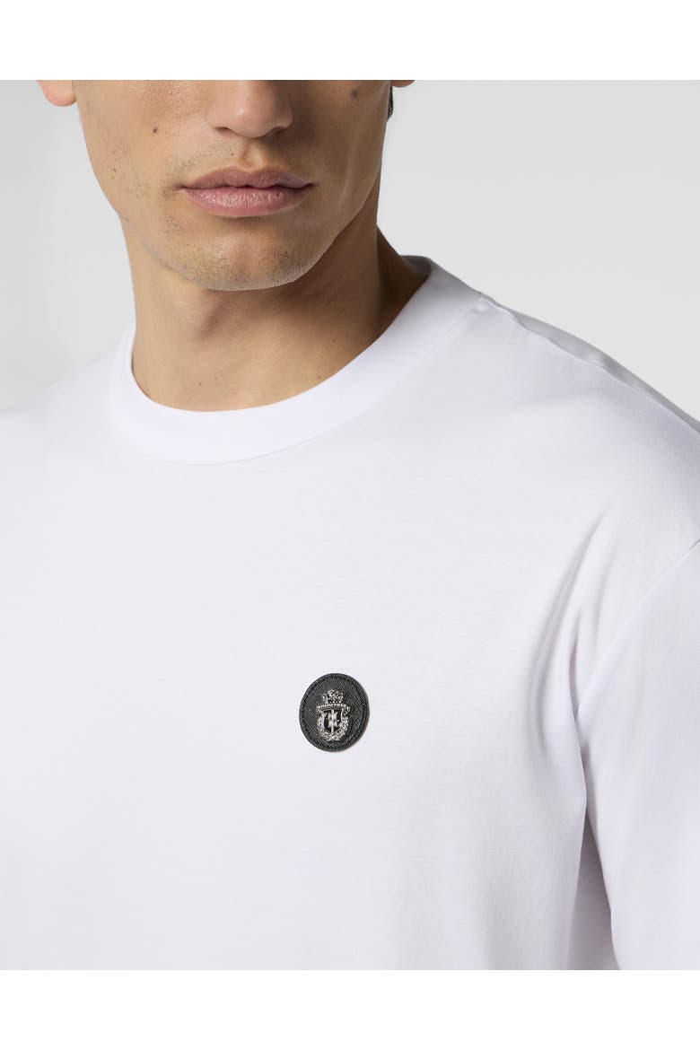 Round Neck T-Shirt Basic Men, Alternate, color, white