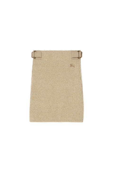 Wool Cashmere Mini Skirt