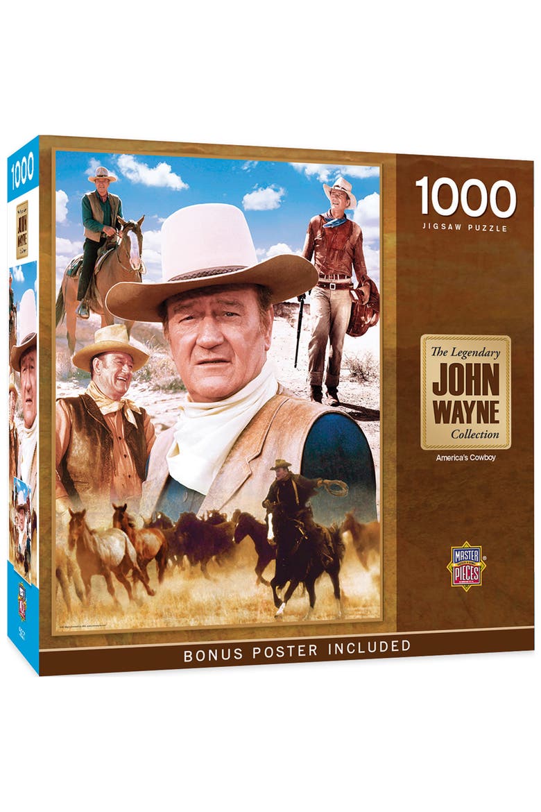 America's Cowboy 1000 Piece Puzzle, Main, color, Multicolor