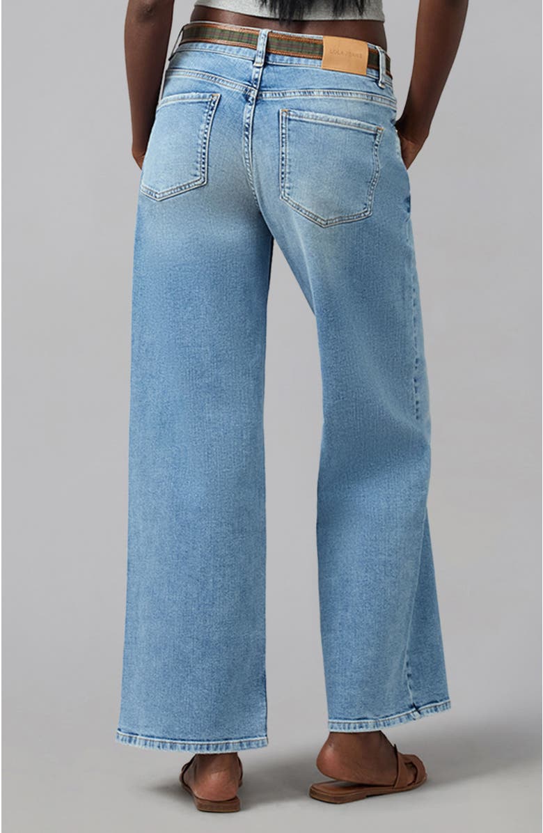 Lola Denim Miro Mid Rise Comfort Straight Jeans, Alternate, color, Denim Dusk