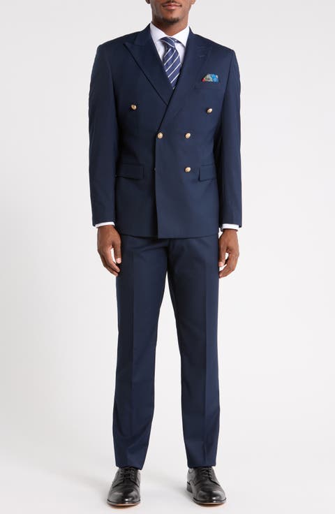 Peak Lapel Double Breasted Suit