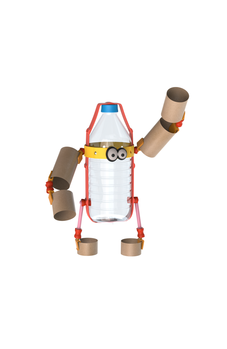 Oddy Arts and Crafts Robot Building Kit, Alternate, color, NO COLOR