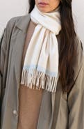 Wyeth Cashmere Fringe Trim Scarf