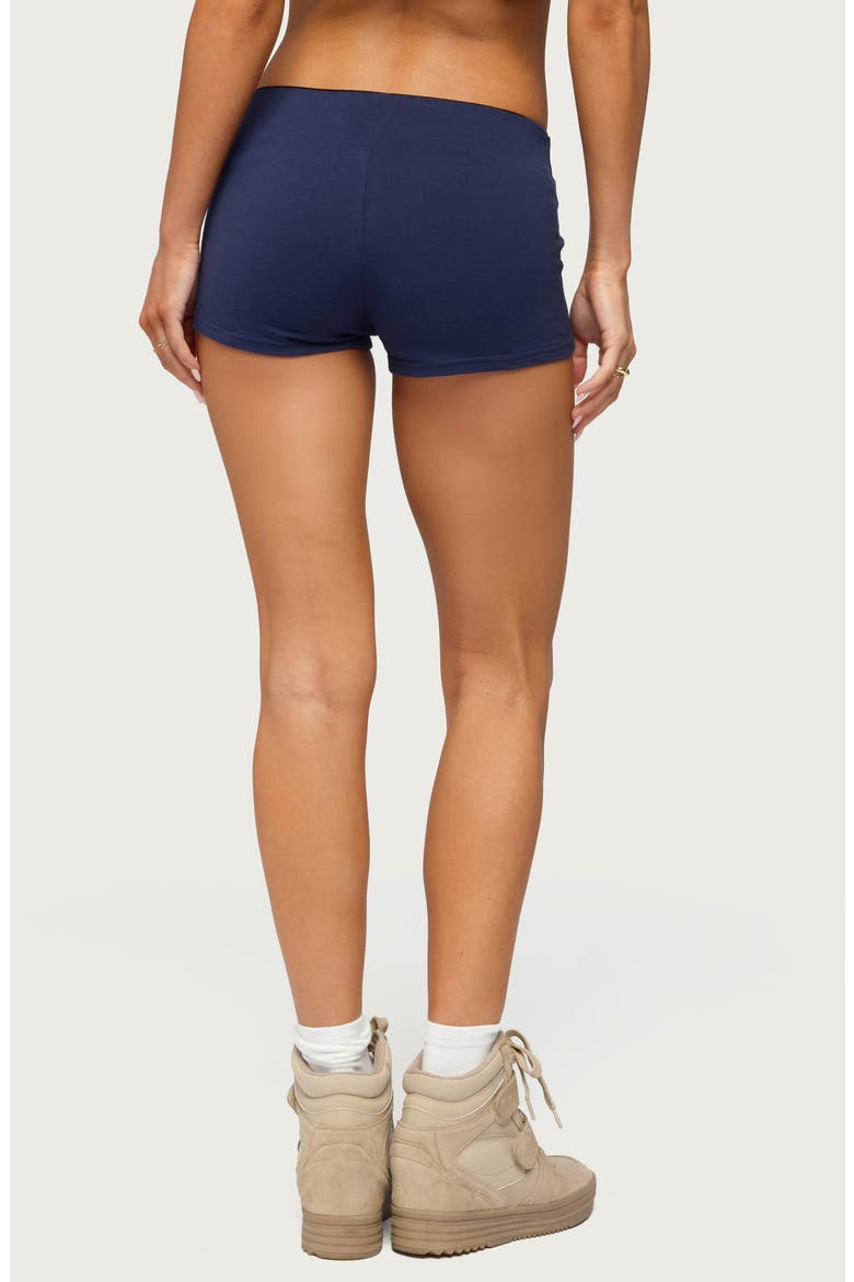 Brazilian Babe Low Rise Micro Shorts, Alternate, color, NAVY