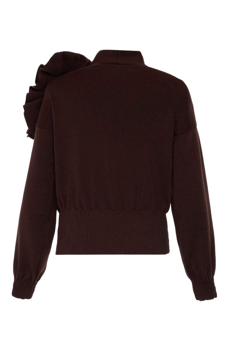 THEO The Label Nomia Short Sleeve Polo Tee, Alternate, color, Koffee/Wheat