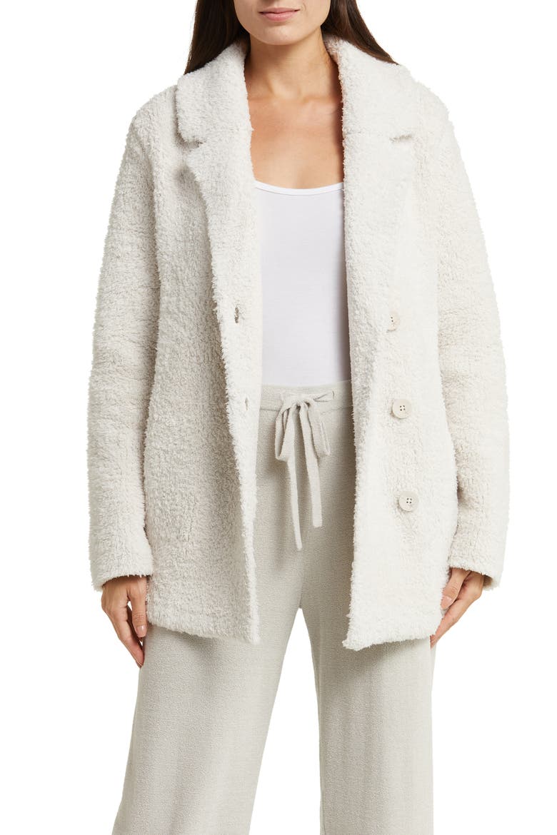 CozyChic™ Double Knit Peacoat, Main, color, ALMOND