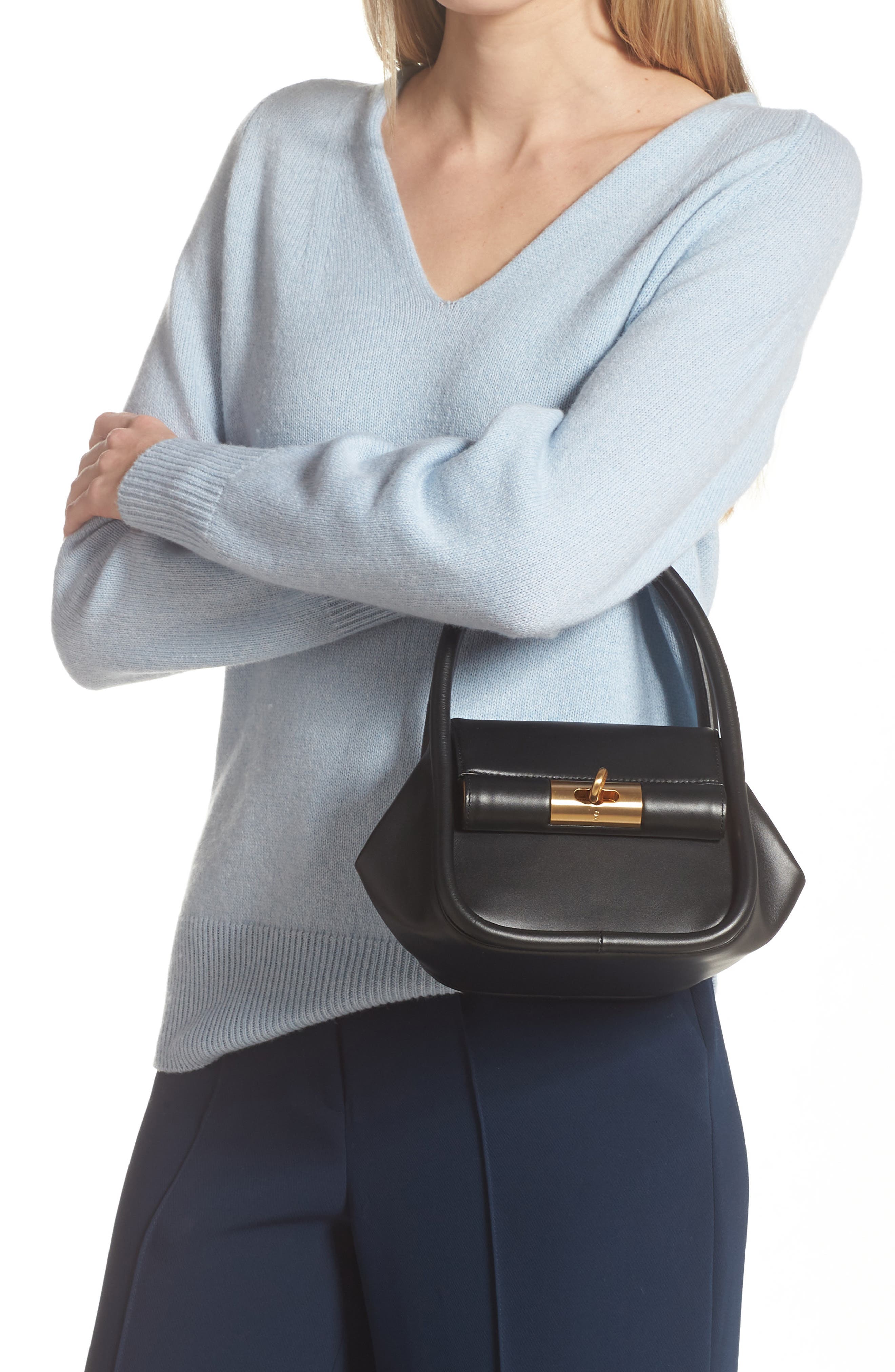 gu-de Love Leather Bag, Alternate, color, 