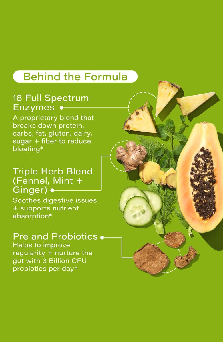 Hum Nutrition Flatter Me Probiotics Dietary Supplement, Alternate, color, 