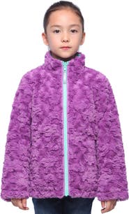 Rokka&Rolla Kids' Reversible Fleece Puffer Jacket