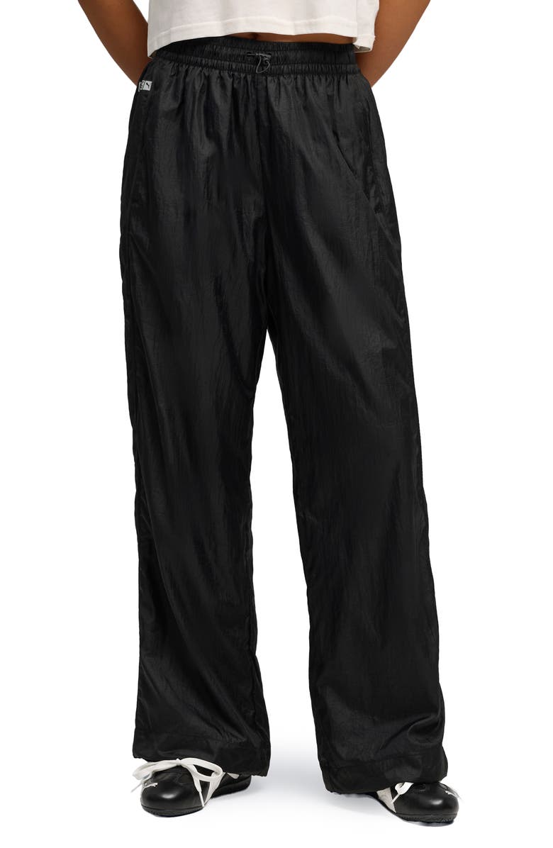 PUMA x Rosé T7 Relaxed Fit Track Pants, Main, color, Puma Black