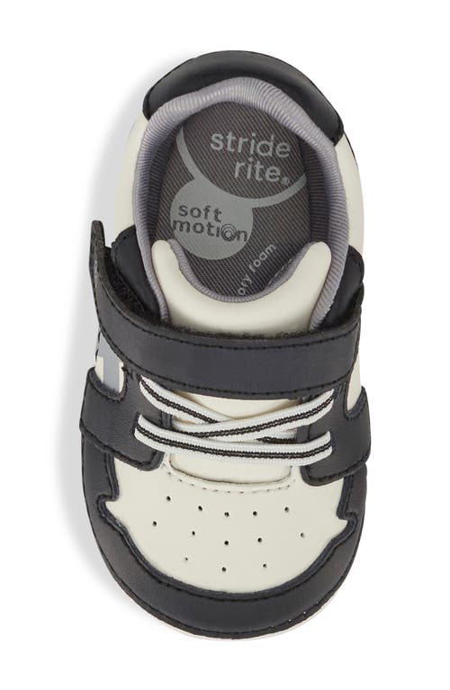 Stride Rite Kids' Waverly Soft Motion™ Sneaker In Black/white