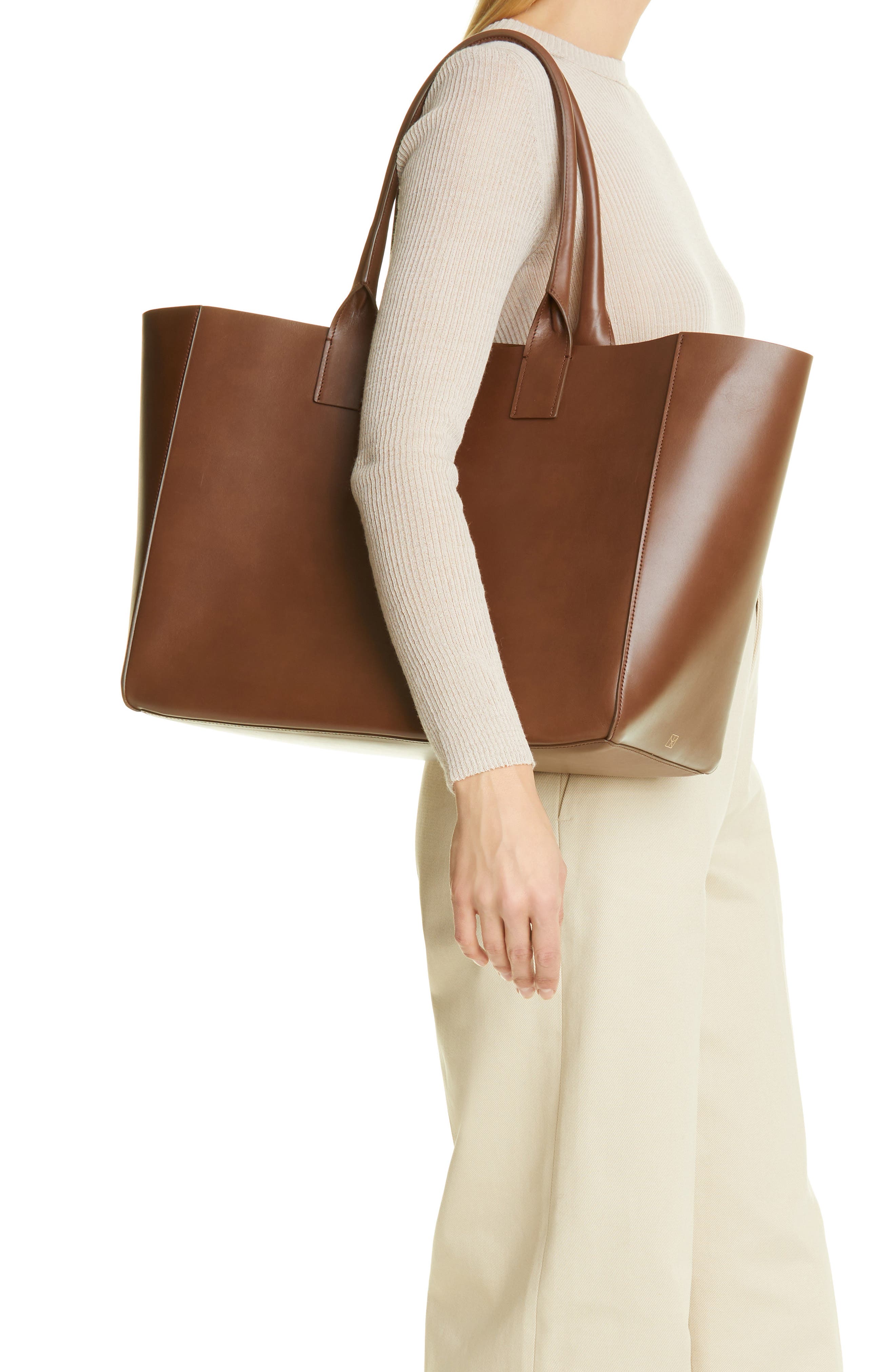 Yvonne Koné Large Filippo Leather Tote, Alternate, color, 