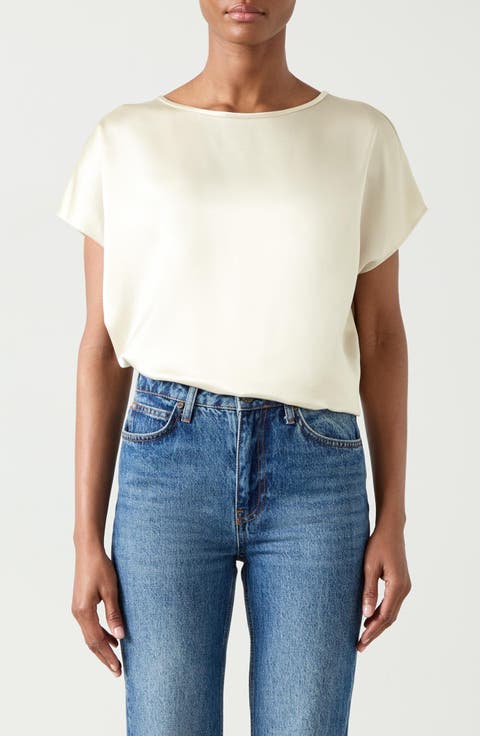 Lena Sleeveless Satin Top