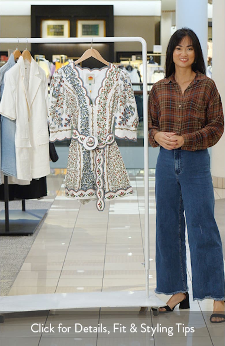 Fruit Beauty Euroflax<sup>™</sup> Llinen Mini Cut Out Romper, sales video thumbnail