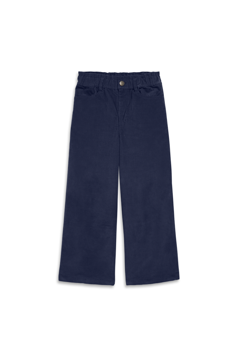 Kids Stretch Corduroy Baggy Pant, Main, color, Navy