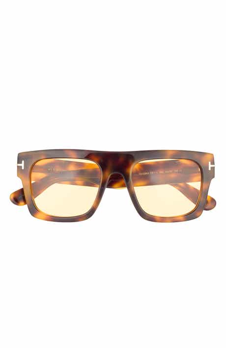 TOM FORD 53mm Square Sunglasses