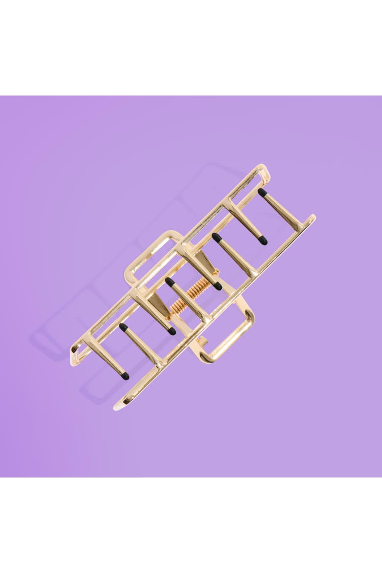 Gold Rush Claw Clip, Alternate, color, Metallic Gold