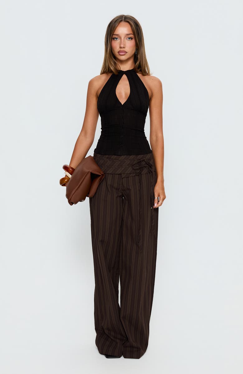 Princess Polly Call You Up Keyhole Halter Top, Alternate, color,