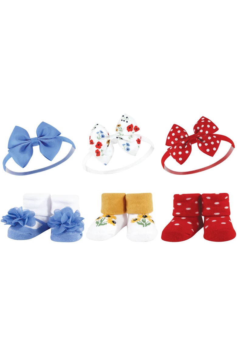 Delightful Duo Gift Headband and Socks, Main, color, Wildflower