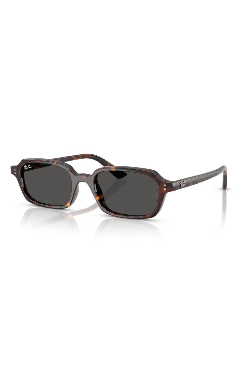 Ray-Ban Zuri 51mm Pillow Sunglasses, Alternate, color, Havana / Dark Grey