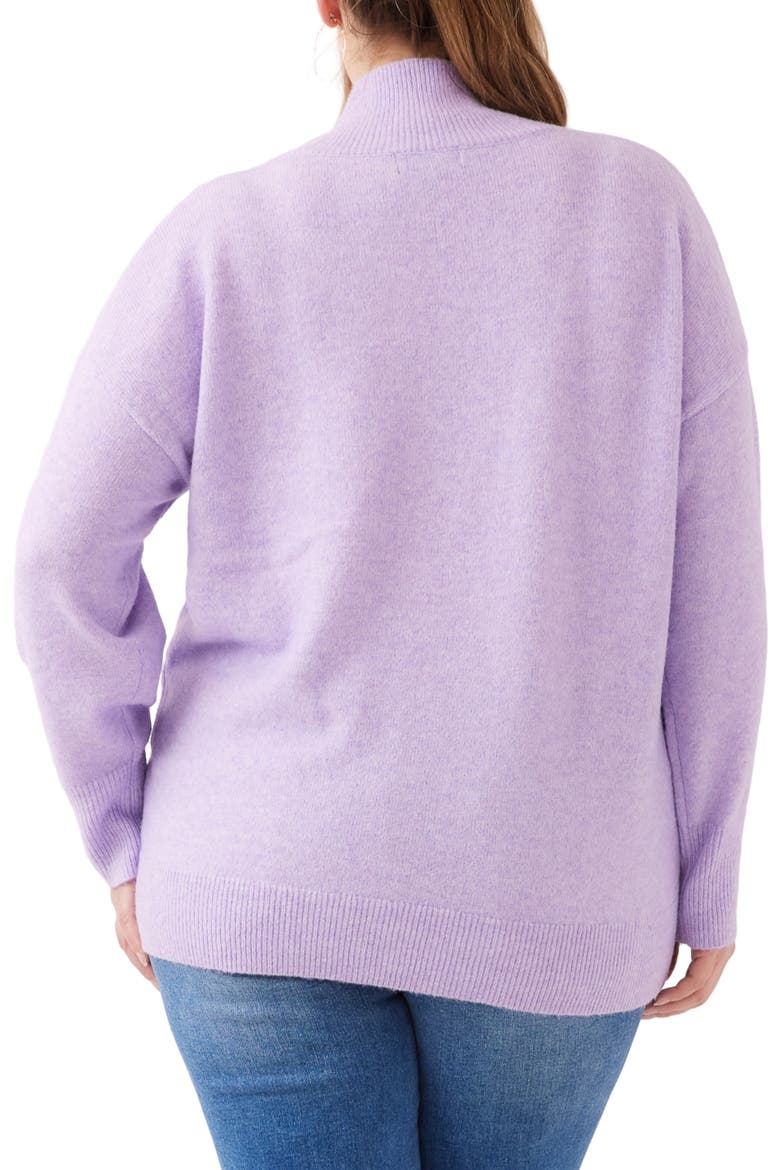 Shawl Collar Sweater, Alternate, color, LAVENDER