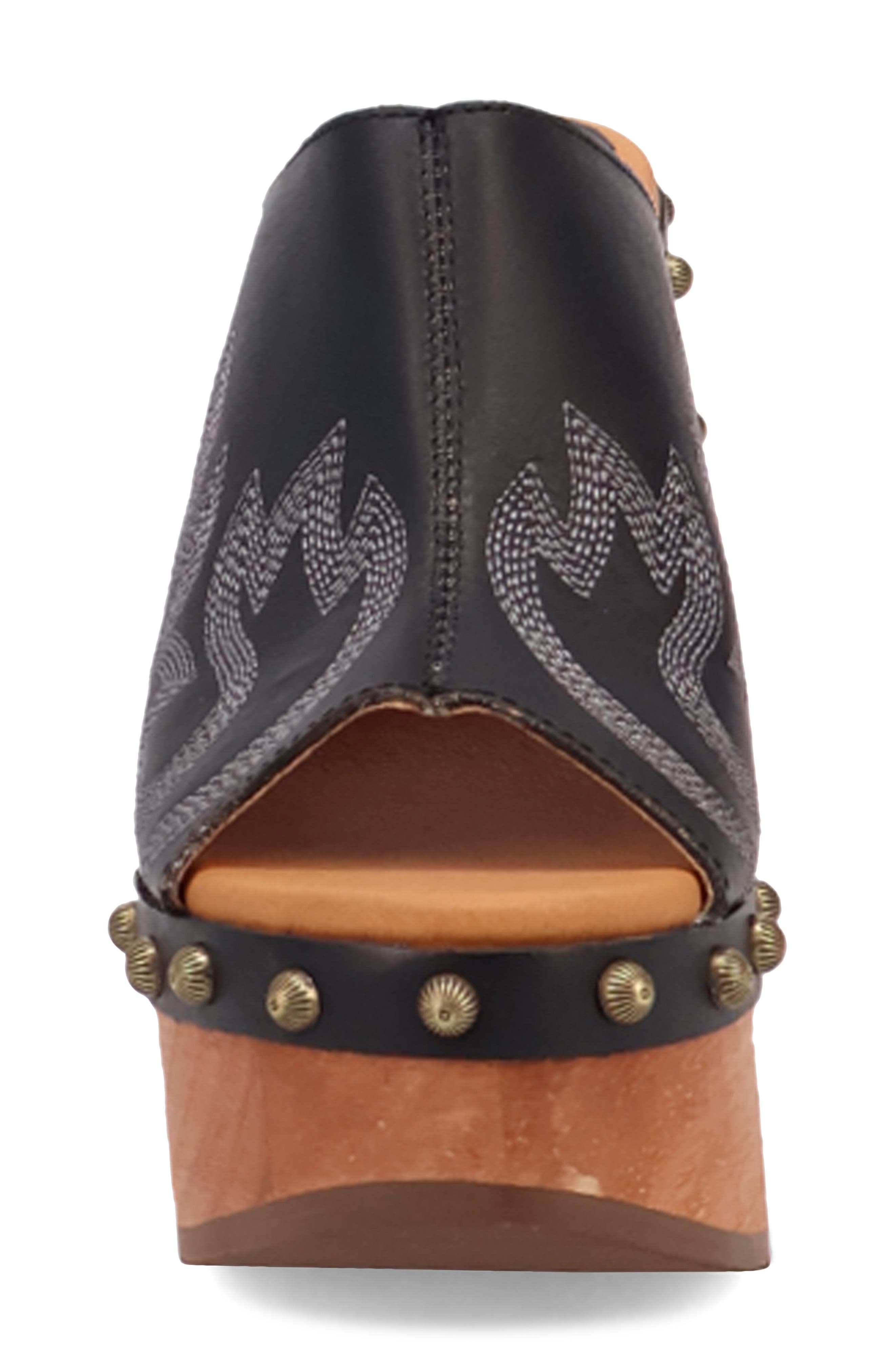 Dingo Free Spirit Platform Slide Sandal, Alternate, color, Black