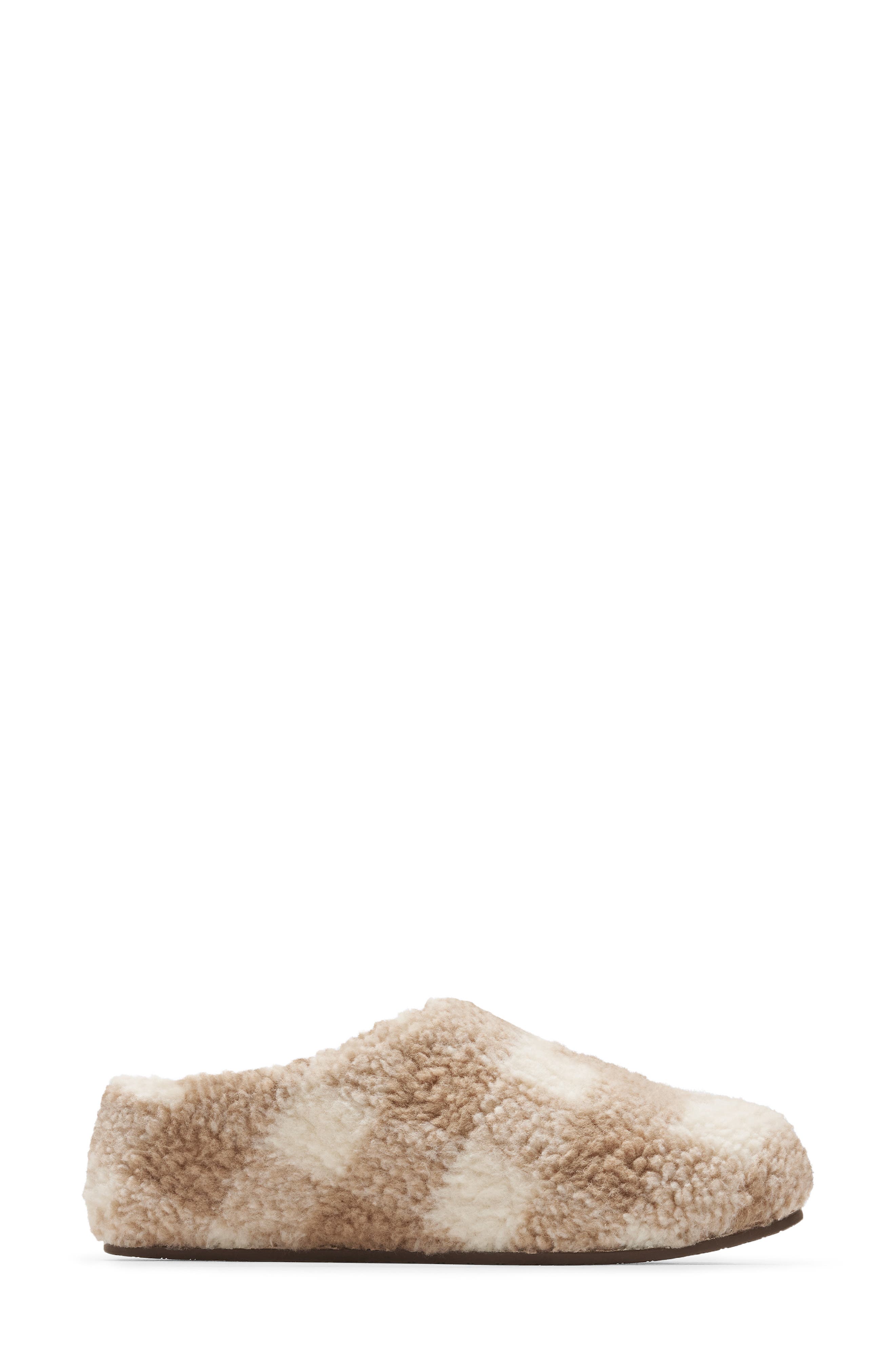 Sunday Buffalo Check Slipper, Alternate, color, IVORY X KHAKI