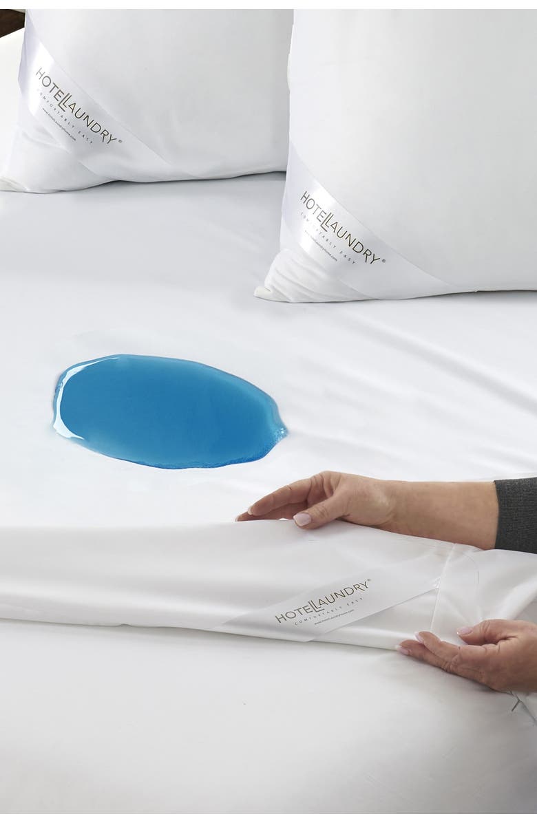 RIO HOME Waterproof Allergy 9" Mattress Encasement Set, Main, color, White