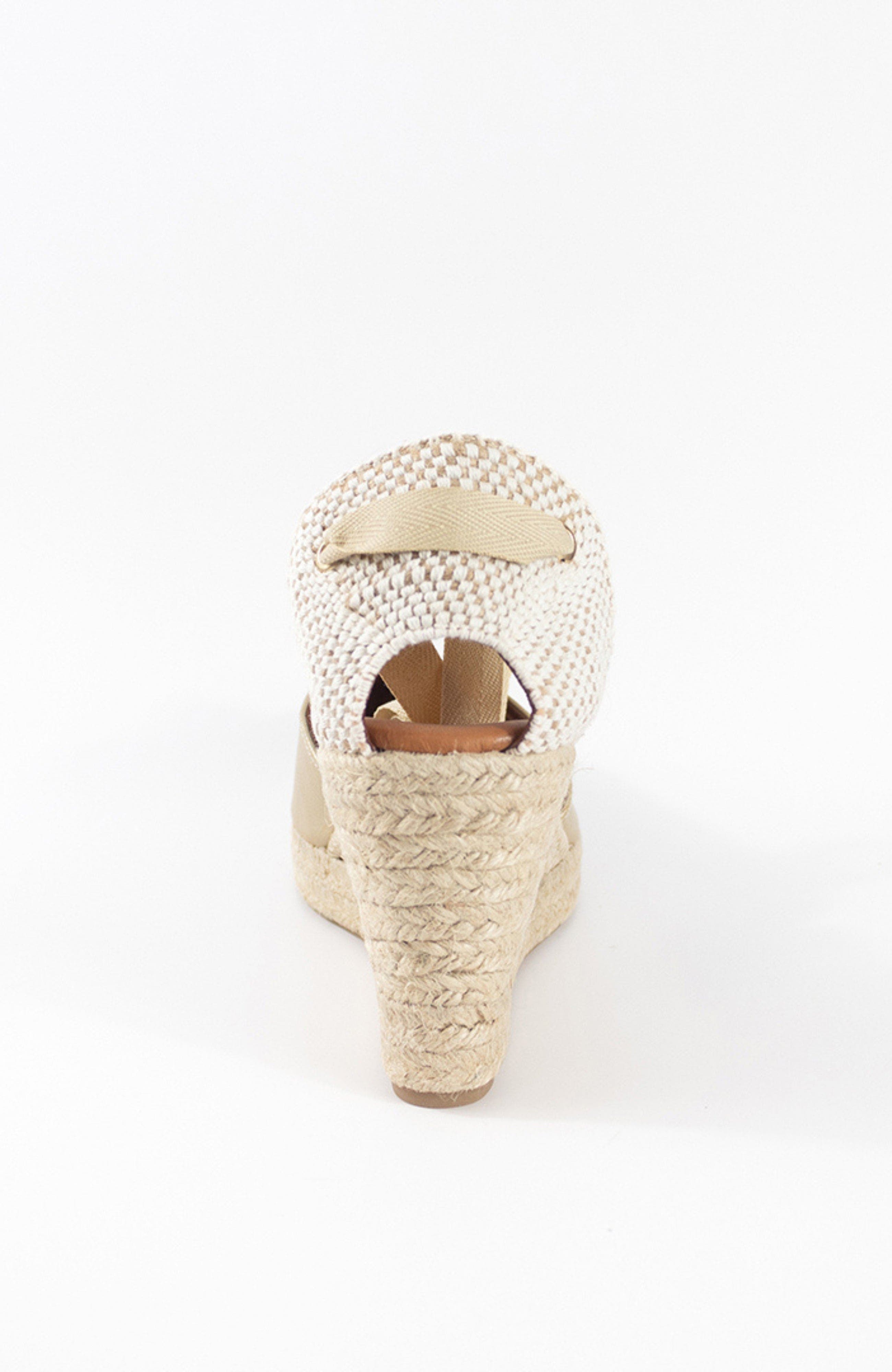 Menina Step Jimena High-Lace Espadrille, Alternate, color, Gold