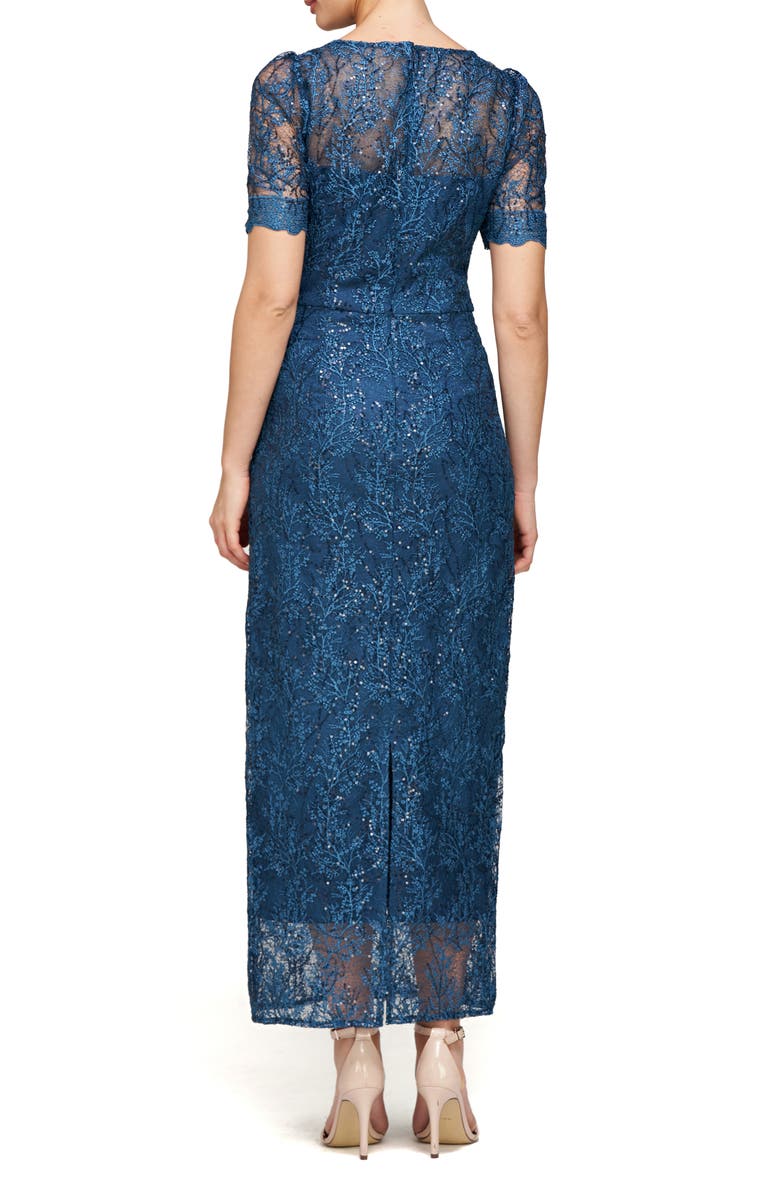 JS Collections Abbie Column Ankle Gown, Alternate, color,