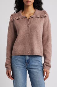 Petal & Pup Carmello Frill Collar Cardigan