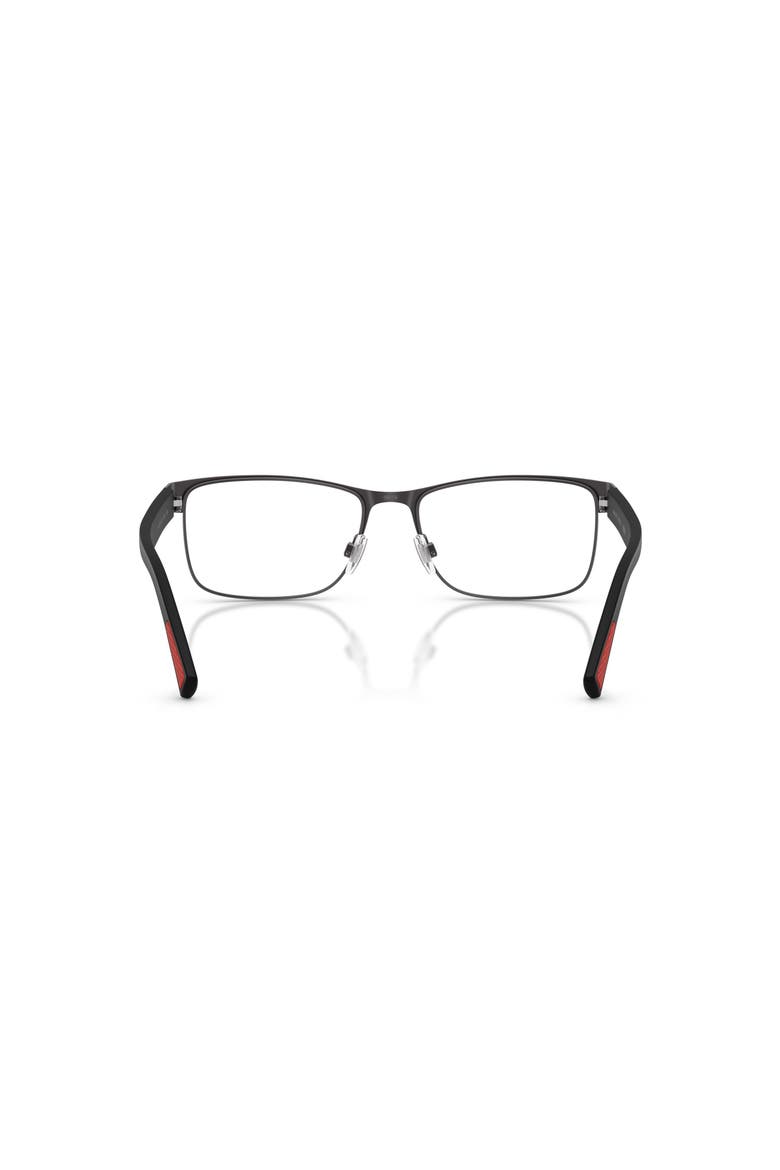 57mm Rectangle optical glasses, Alternate, color, Grey