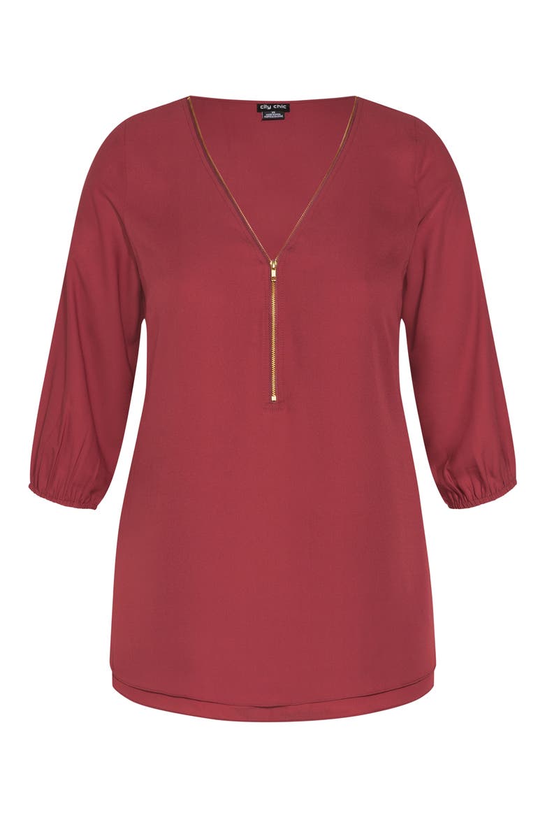 Sexy Fling Blouse, Alternate, color, PAPRIKA