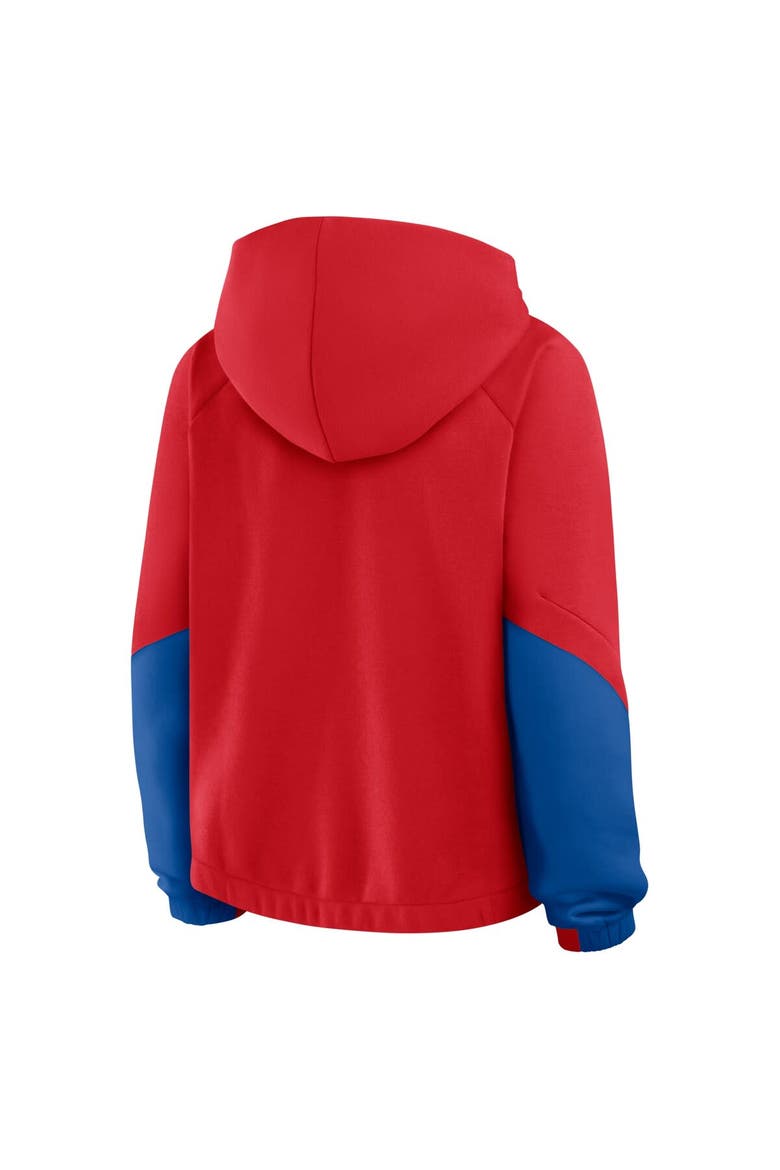 Women's Fanatics Red Philadelphia Phillies Oversized Time to Win Pullover Hoodie, Alternate, color, Red