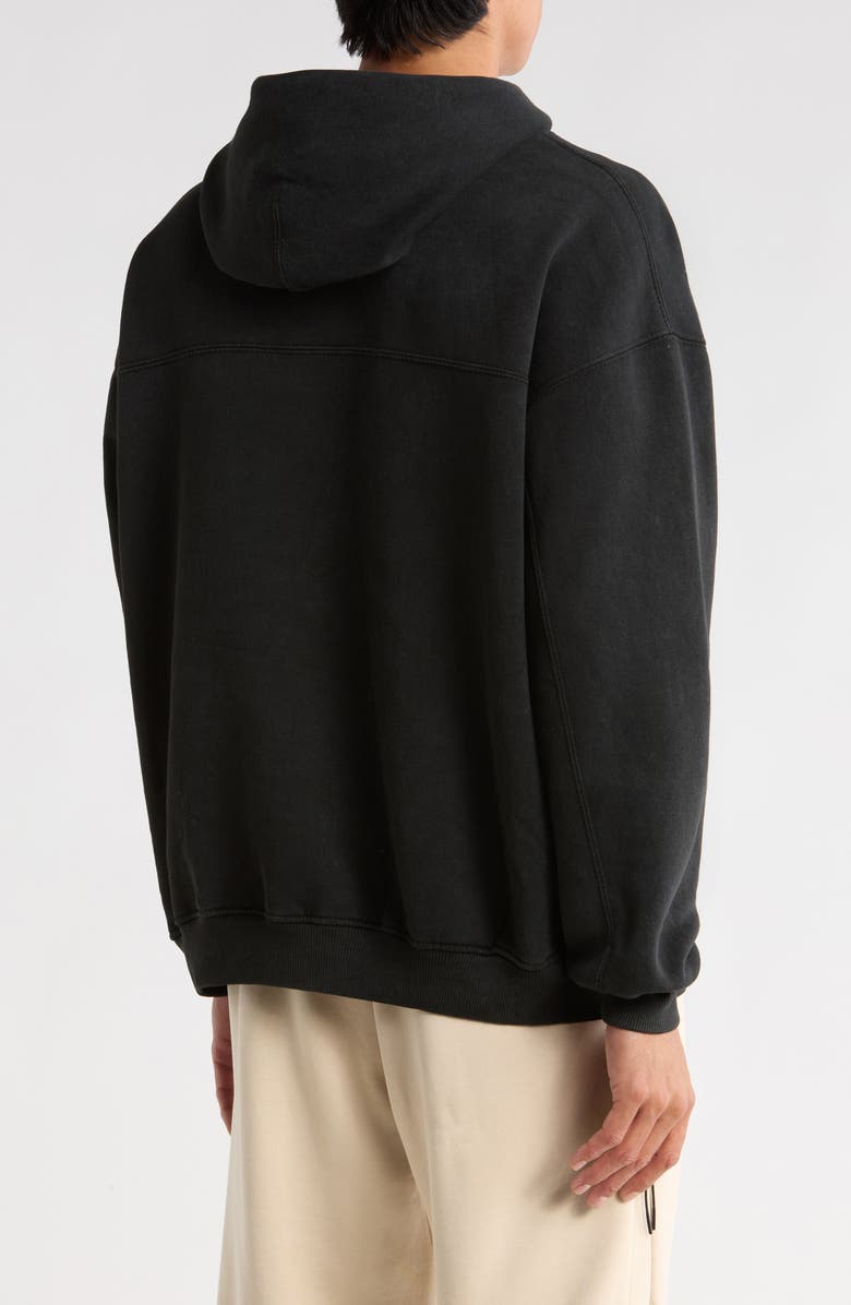 FLEECE FACTORY Heavy Hoodie Sweatshirt, Alternate, color, Washed Black