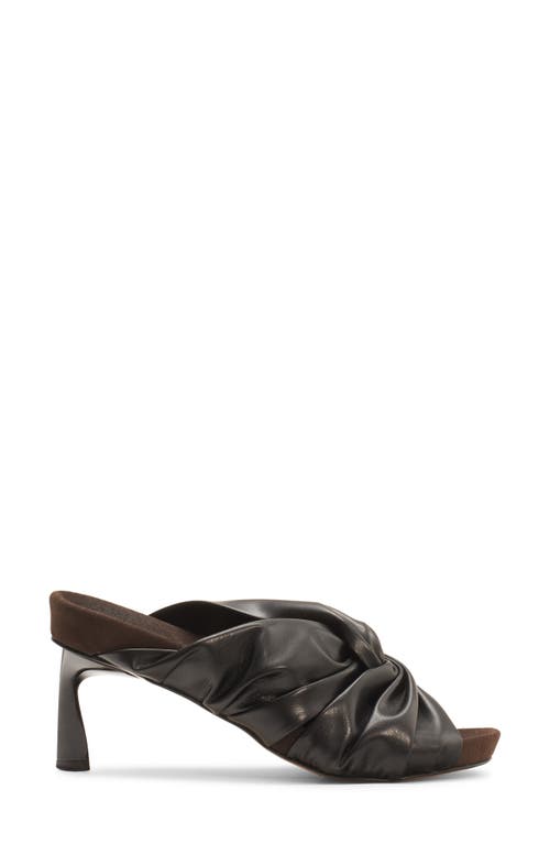 Stella Mccartney Terra Twisted Slide Sandal In 1000 Black