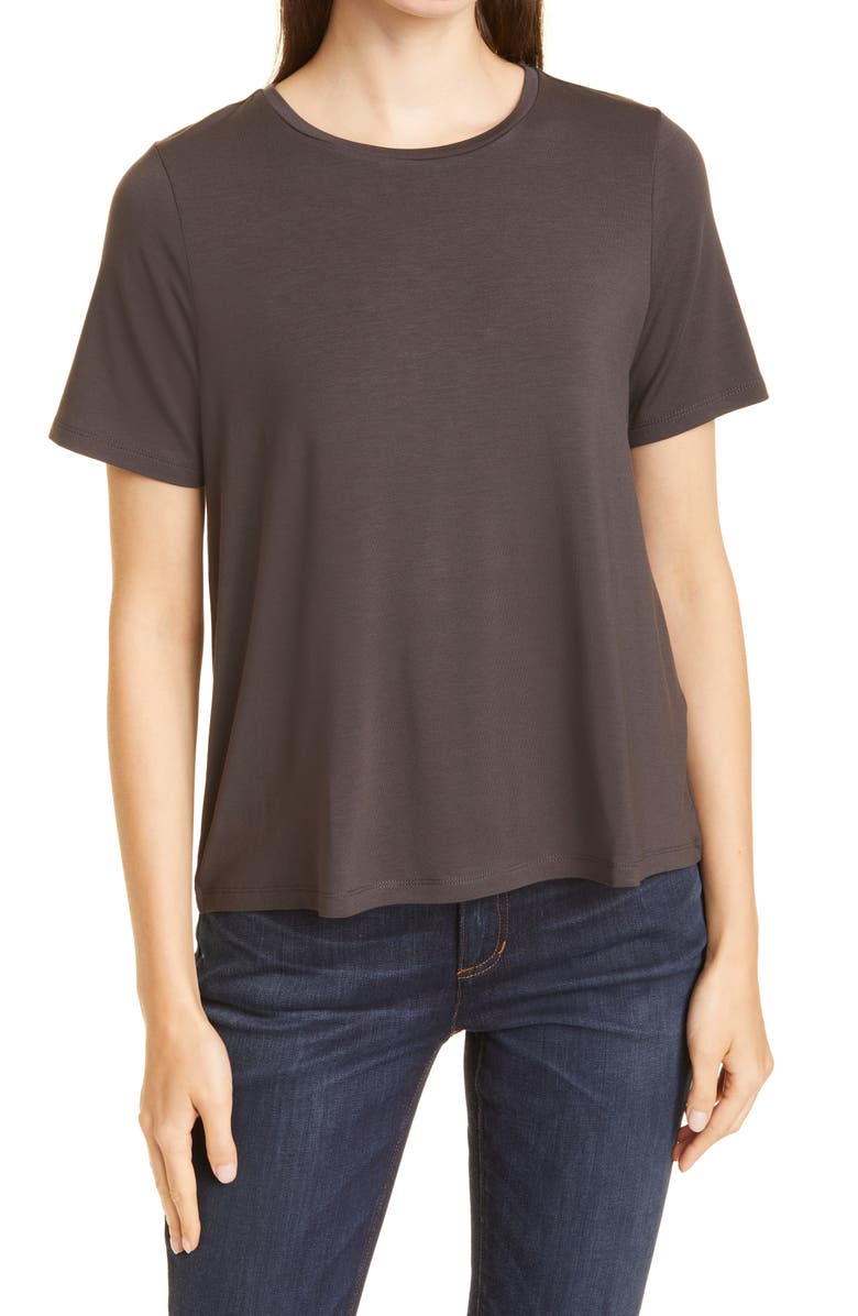 Eileen Fisher Crewneck T-Shirt, Main, color,