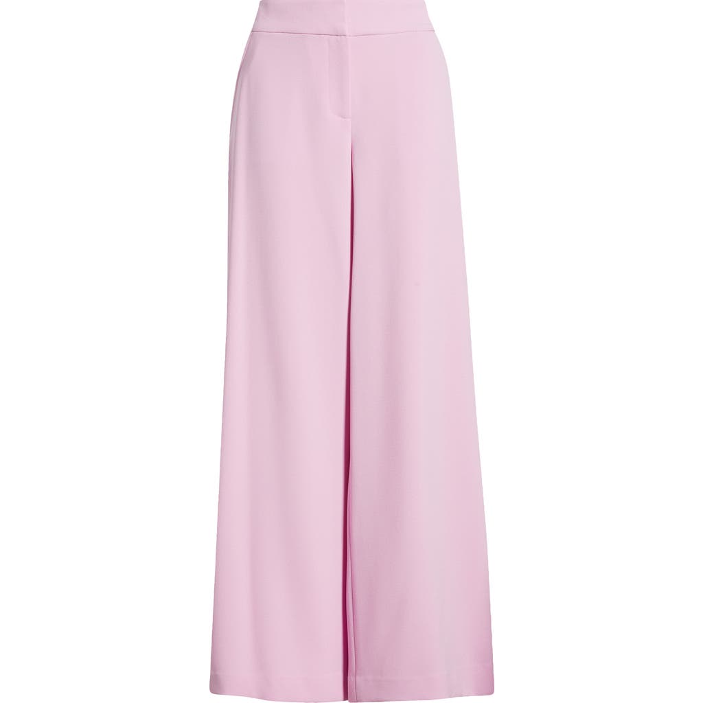 Tahari Asl Wide Leg Pants In Pink Macaroon