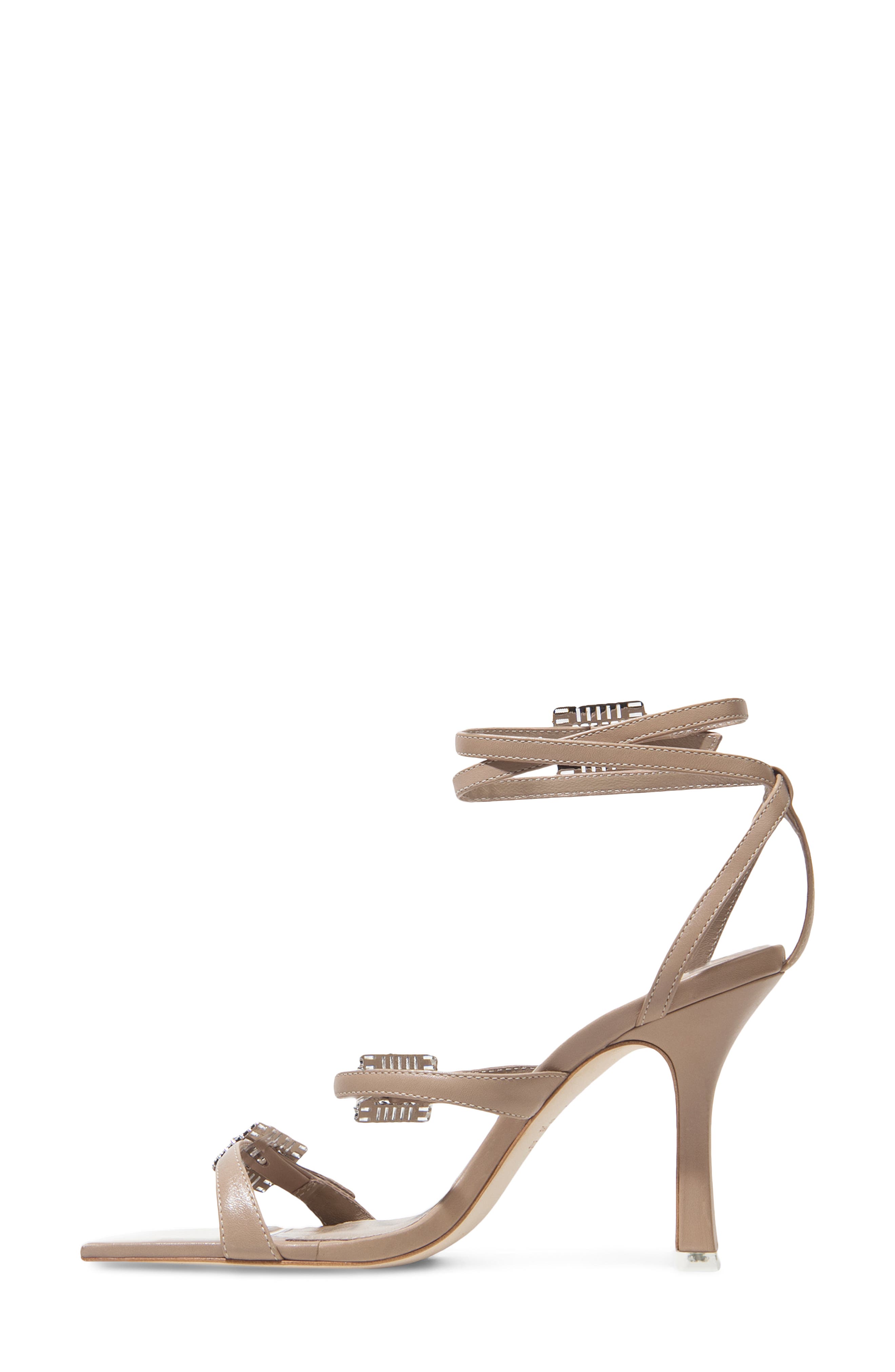 Livia Buckle Strap Sandal, Alternate, color, FENDI LEATHER