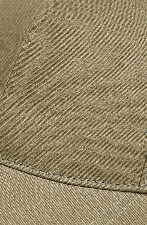 Nordstrom Canvas Adjustable Baseball Hat In Olive