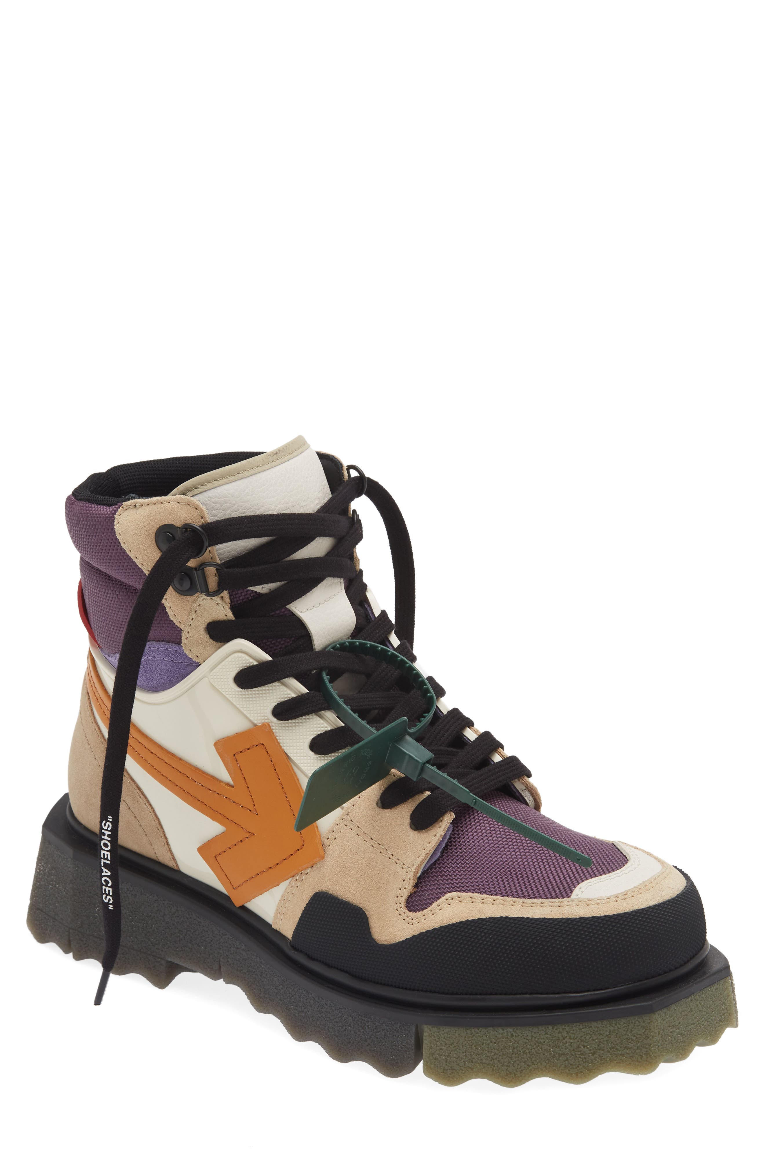 Off-White Sponge Sole Hiking Boot, Main, color, 
