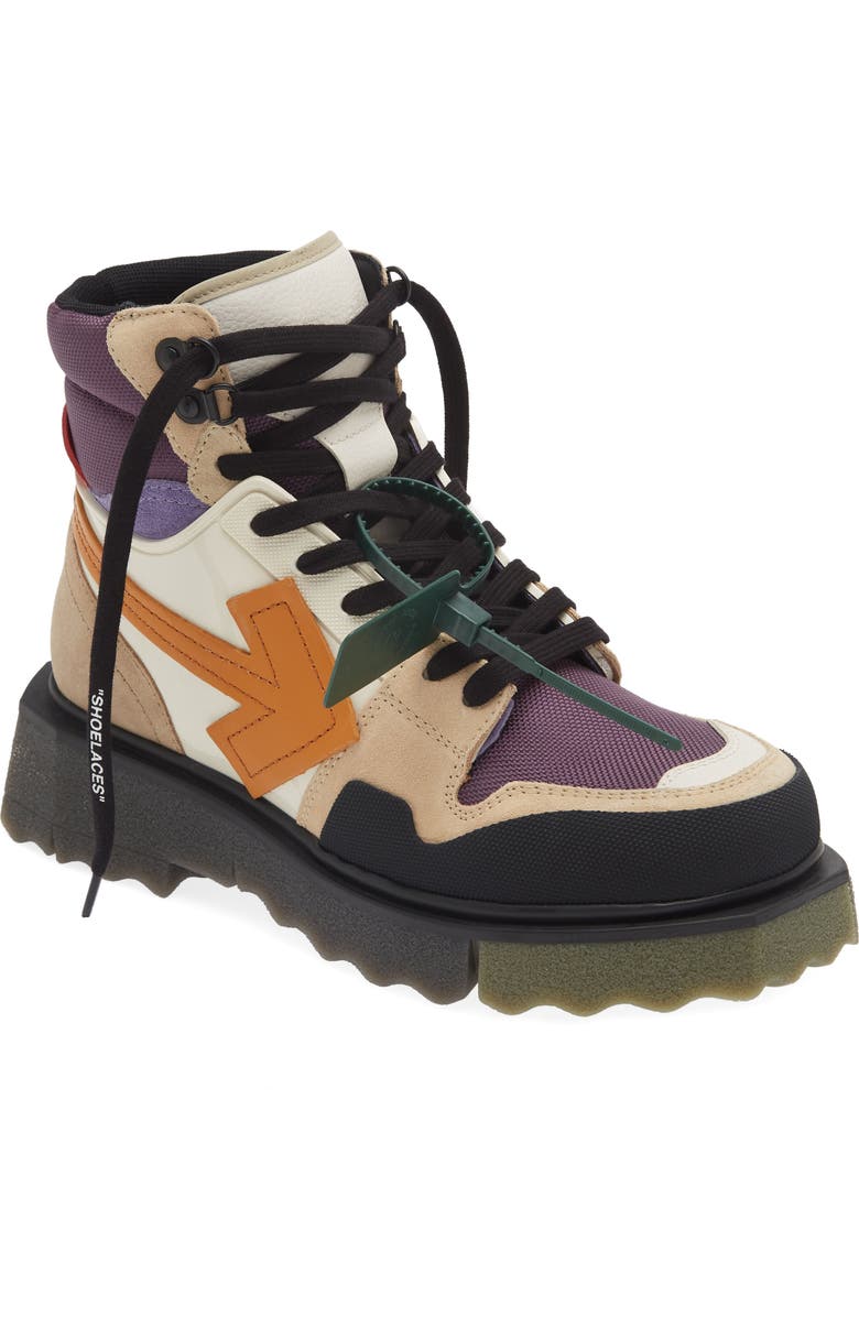 Off-White Sponge Sole Hiking Boot, Main, color,