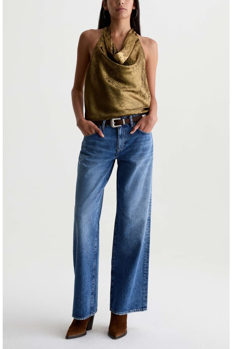 Adria High Waist Wide Leg Jeans, Alternate, color, JIVE