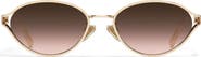 QUAY Formal Affair 55mm Round Sunglasses