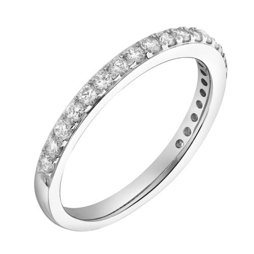 Luvmyjewelry Lina 14k Gold Round Diamond Studded Eternity Ring