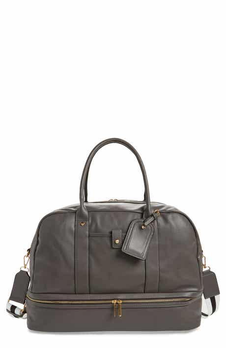 Mali + Lili Riley Vegan Leather Weekend Travel Bag