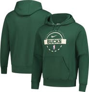 Nike Men's Nike Hunter Green Milwaukee Bucks 2025/26 Authentic Practice Club Pullover Hoodie