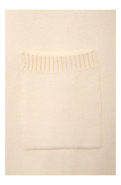Saachi Oversize Ribbed Knit Cardigan In Ivory
